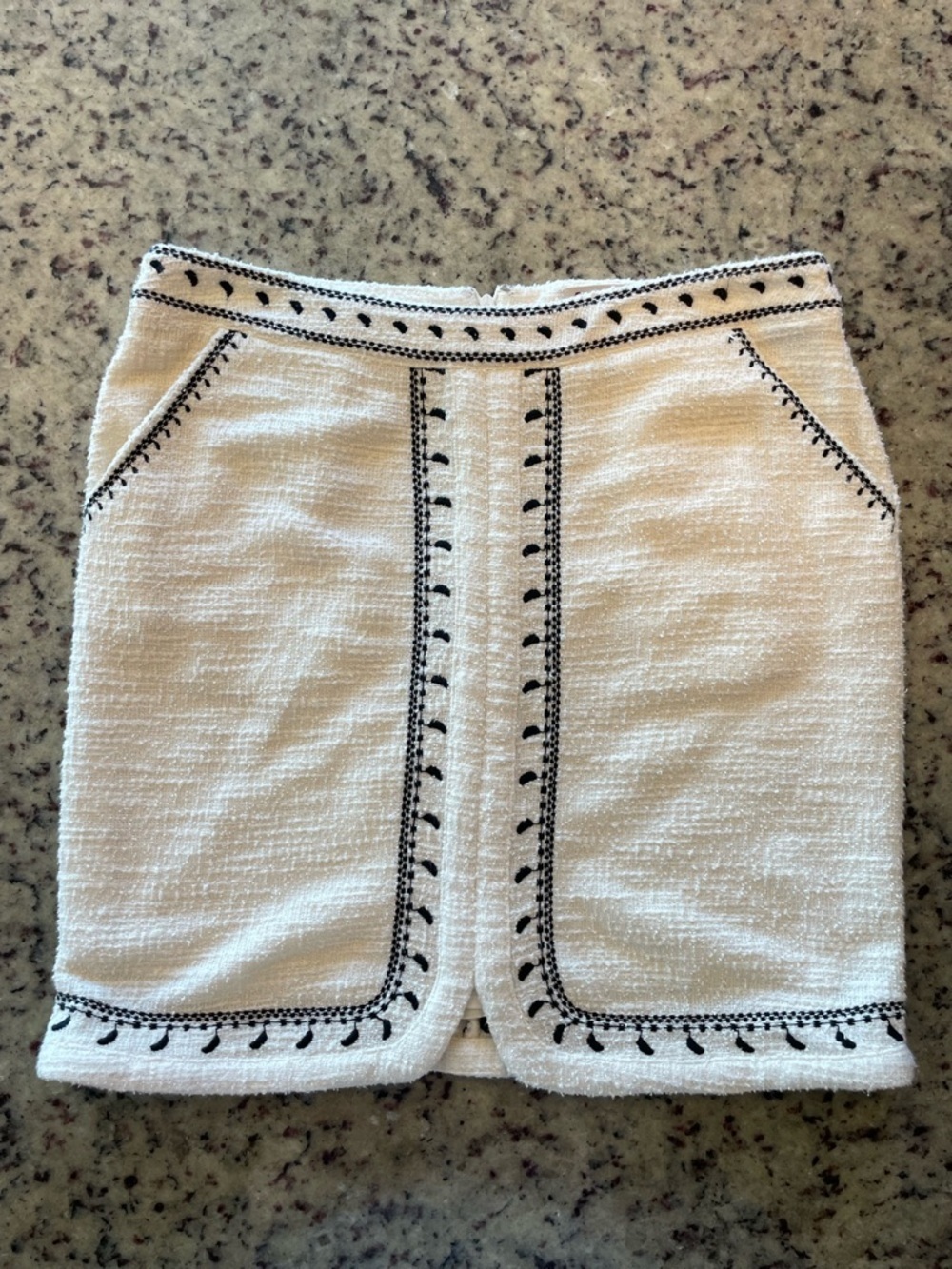Anthropologie Dolan “left coast Tulley” textured mini skirt SZ M